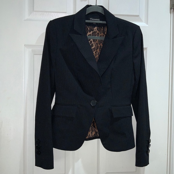 Express Design Studio single button blazer Sz 0 jacket career lined - Picture 1 of 8